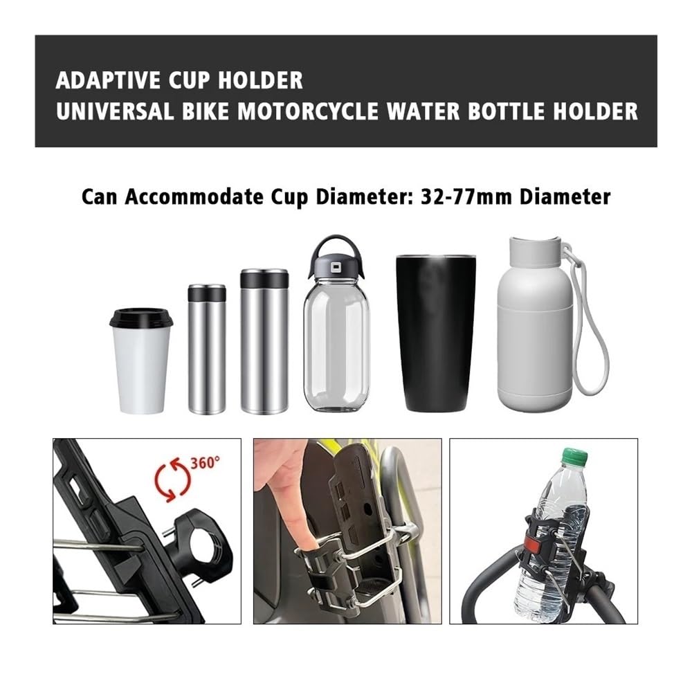 Flaschenhalter Motorrad Wasserkocher Halter Zubehör Motorrad Flaschenhalter Getränkehalter Für Transalp XL750 XL700 XL650 XL600 XL400