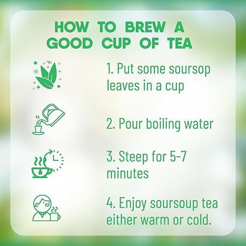 Miniatura 4 de Más de 175 hojas secas de graviola de guanábana para té, hojas de guanábana secas enteras 100% naturales, 2.47 onzas (2.47 oz), sin aditivos ni