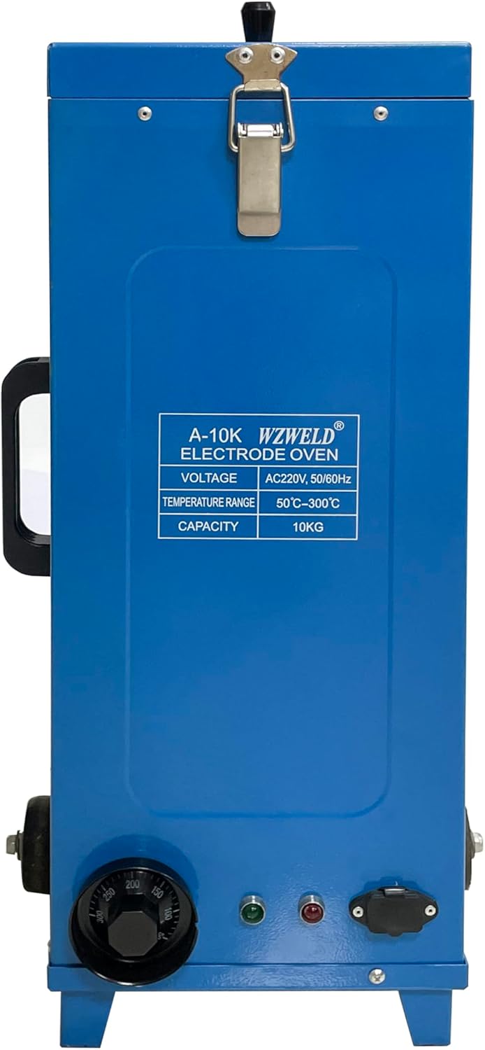 22LB (10KG) Large Capacity Wheeled Welding Electrode Drying Bucket | AC220V Temperature Control122-572°F(50-300°)| Fits 18" (450mm) Knob Temperature Adjustment · Luggage-Style Portable Handling​