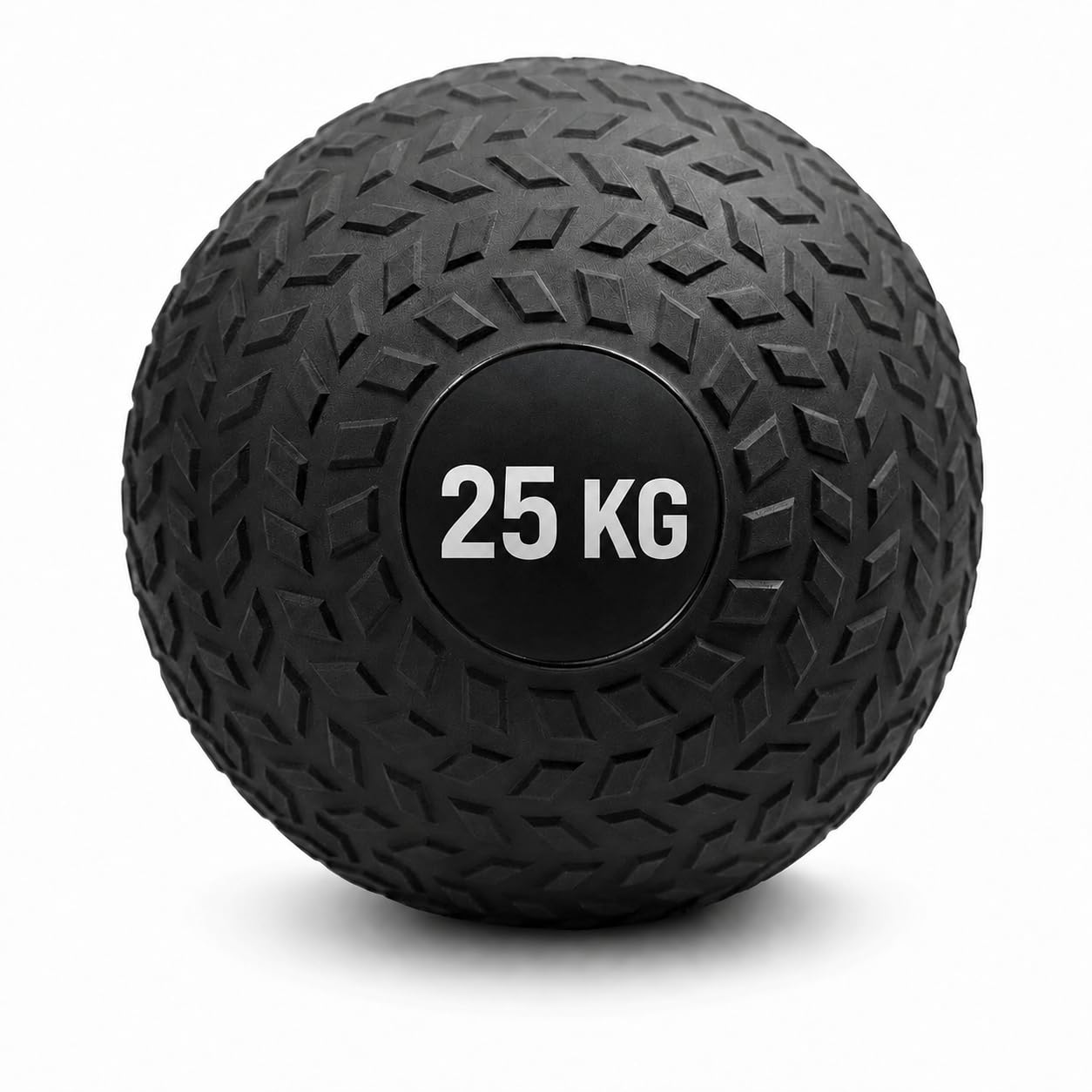 DUAS Slam Ball No Bounce Medicine Exercise Ball 2-25kg Textured Grip for Core Strength Training, HIIT, Cardio, Home Gym Fitness Workout (25kg)