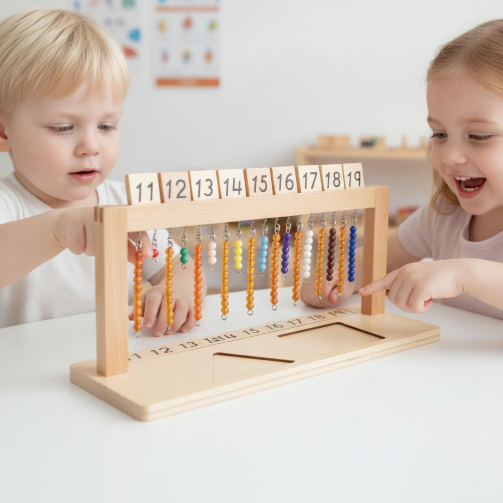 Tavola di Seguire Educativo Tavoletta Montessoriana Educativa Pannello Attività per Bambini, Educatori, Asilo, Scuola, Casa