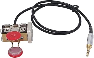 Automatic Morse CW Key, Automatic CW Morse Code Key Mini Portable Morse Telegraph Key, Industrial & Scientific