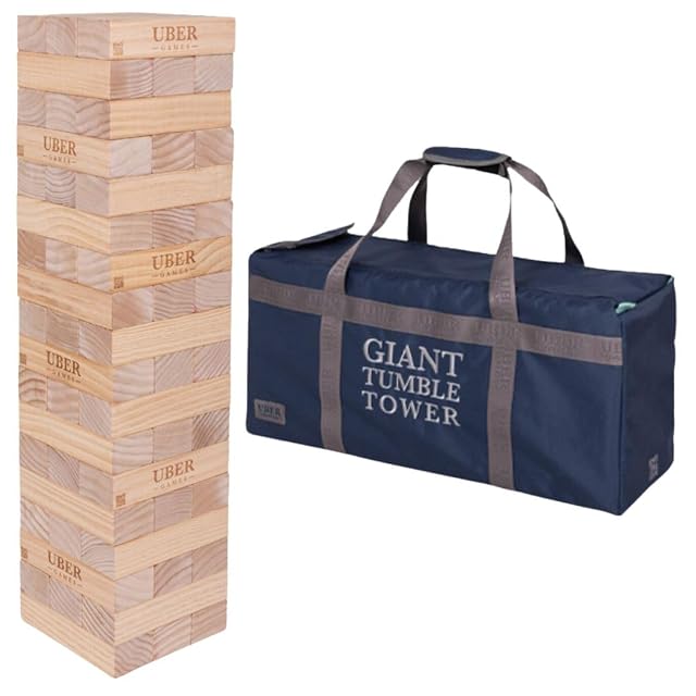 Uber Games Torre Gigante tambaleante de hasta 160+ cm XXL Jumbo Hi-Tower