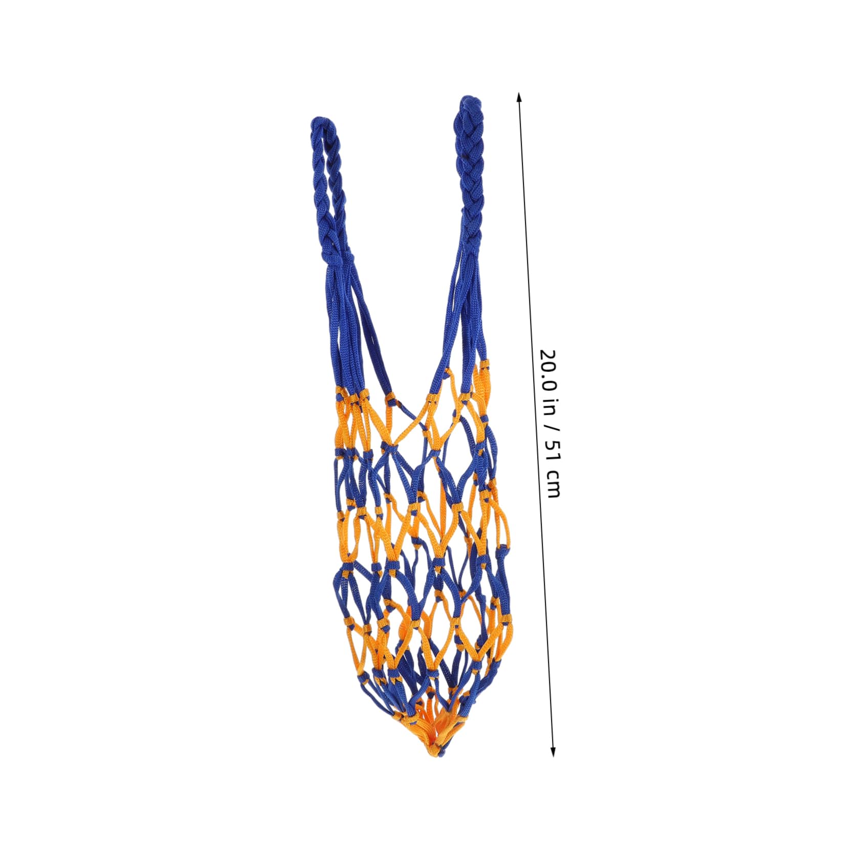 Toddmomy Multi-Purpose Ball Bag Nylon Mesh Storage for Basketball Football Volleyball Straps Compact Convenient