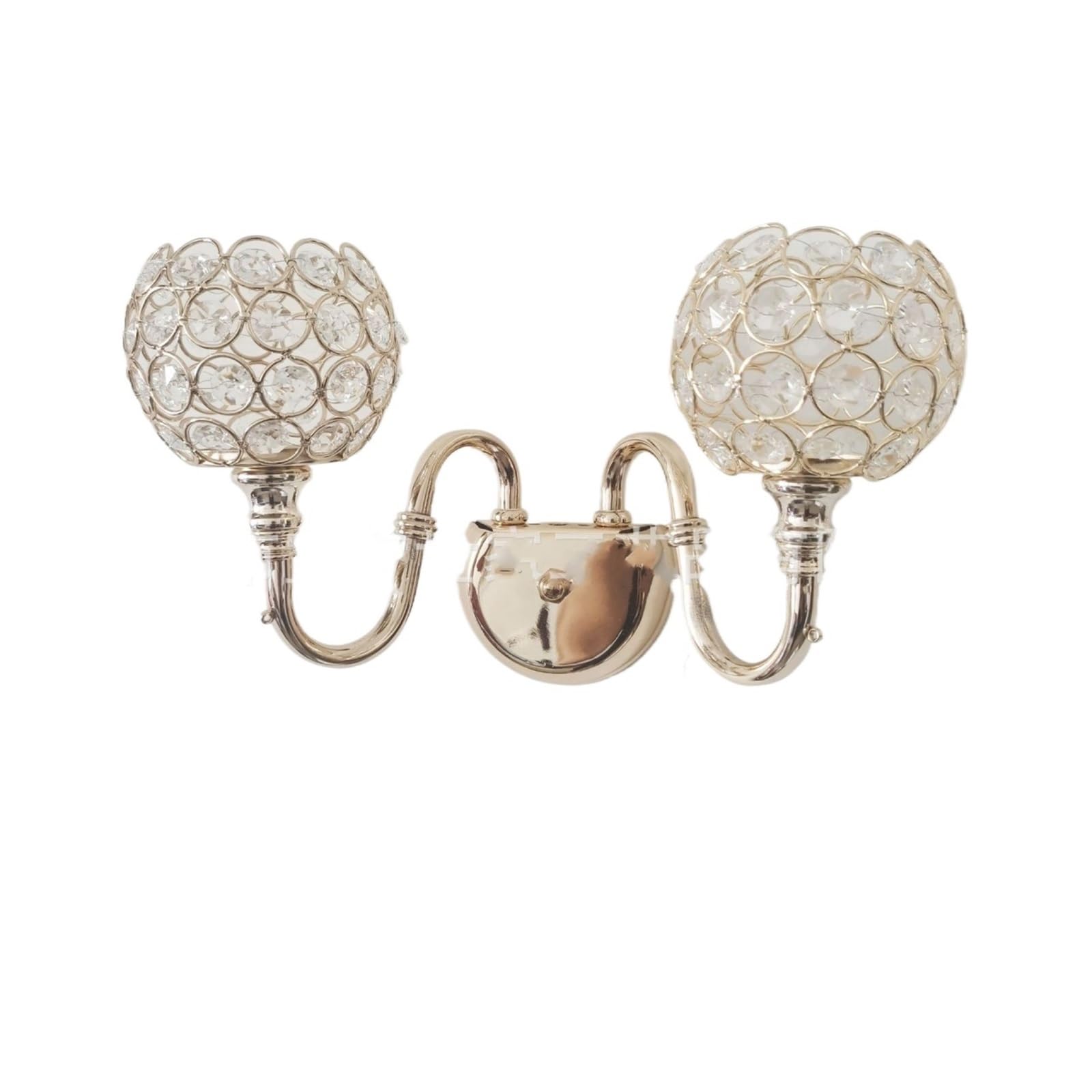 Wall Candle Sconce Holder Wall Candle Holder Simple Gold Wedding Decoration(Color5)