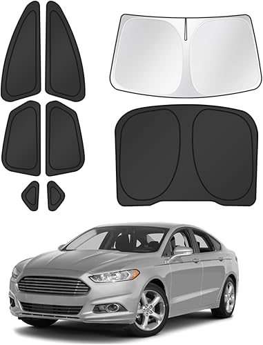 Miniatura 26 de Parasoles para parabrisas de automóvil, cubierta para ventana lateral y trasera, protección de privacidad, mantiene el vehículo fresco, color negro