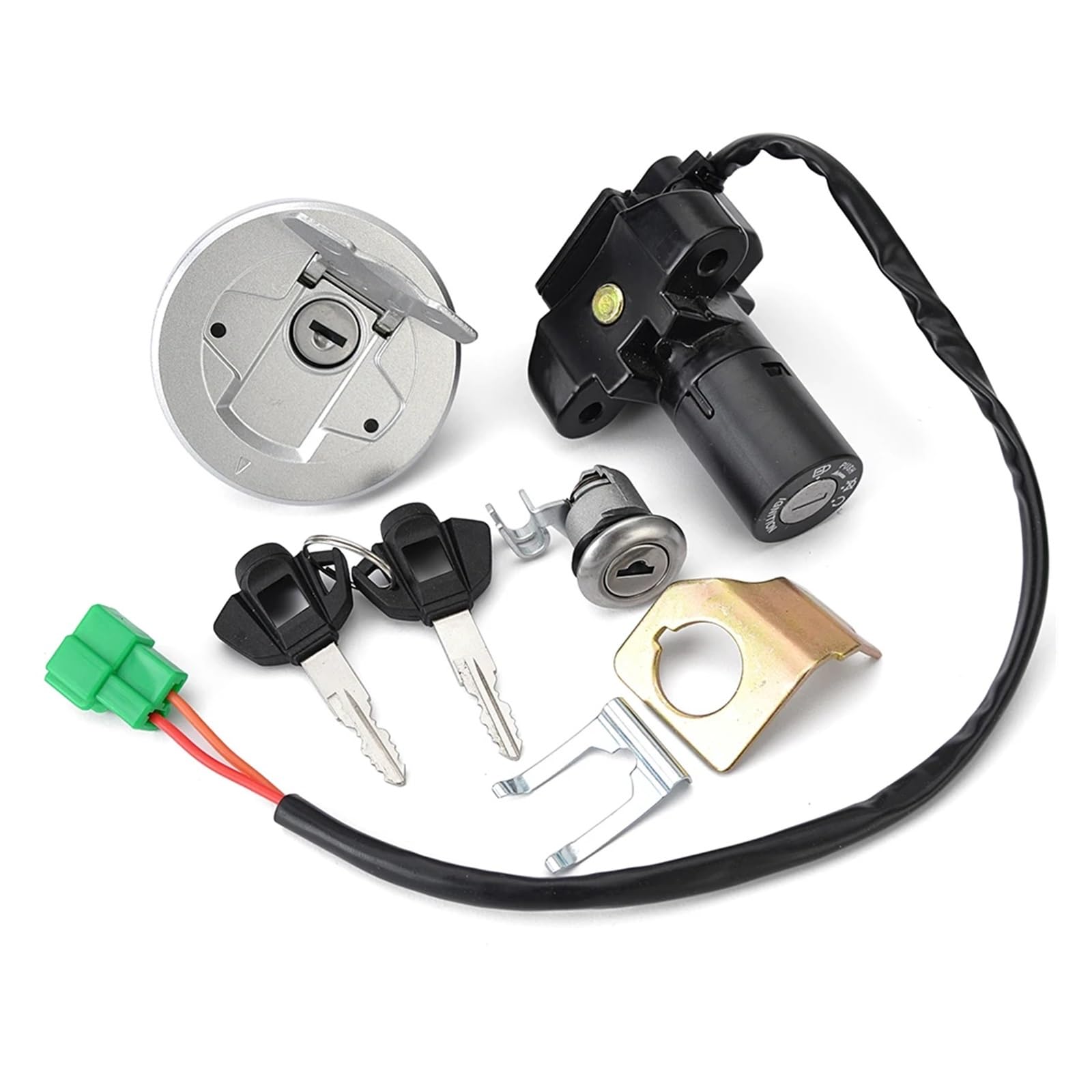 Amazon.com: DSUIUWER Ignition Switch Seat Lock Compatible with