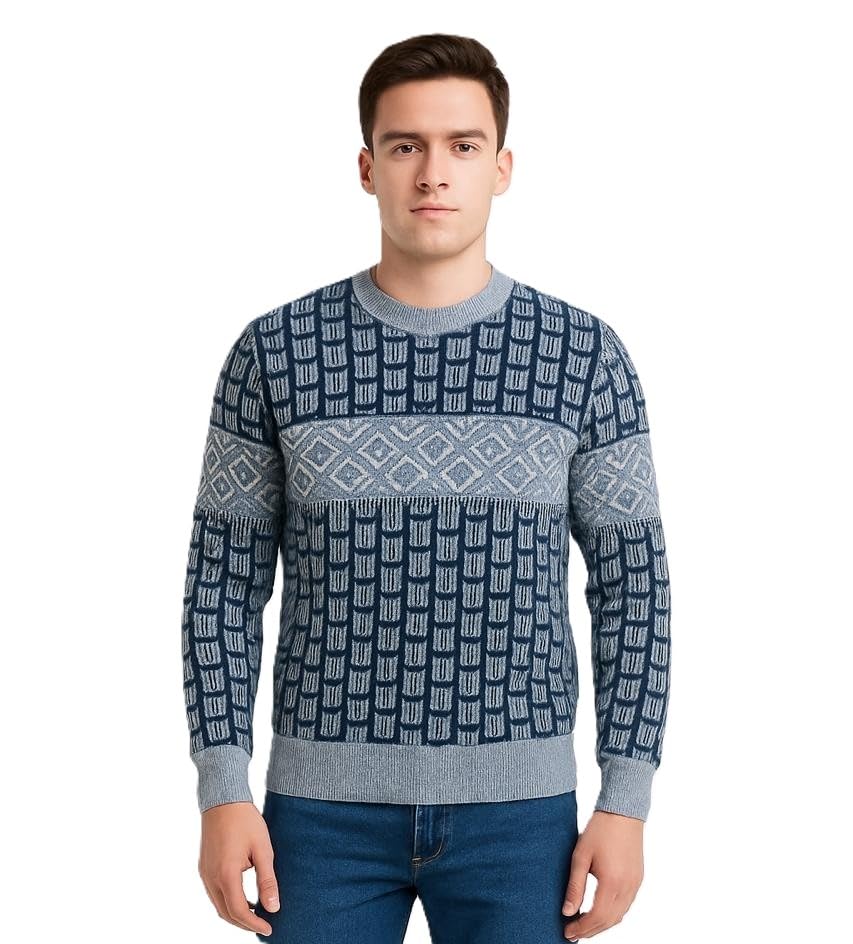 hotmod Warm & Cozy Acrylic Woolen T-Shirt Style Full Sleeve Sweatshirt for Men’s-picture-11