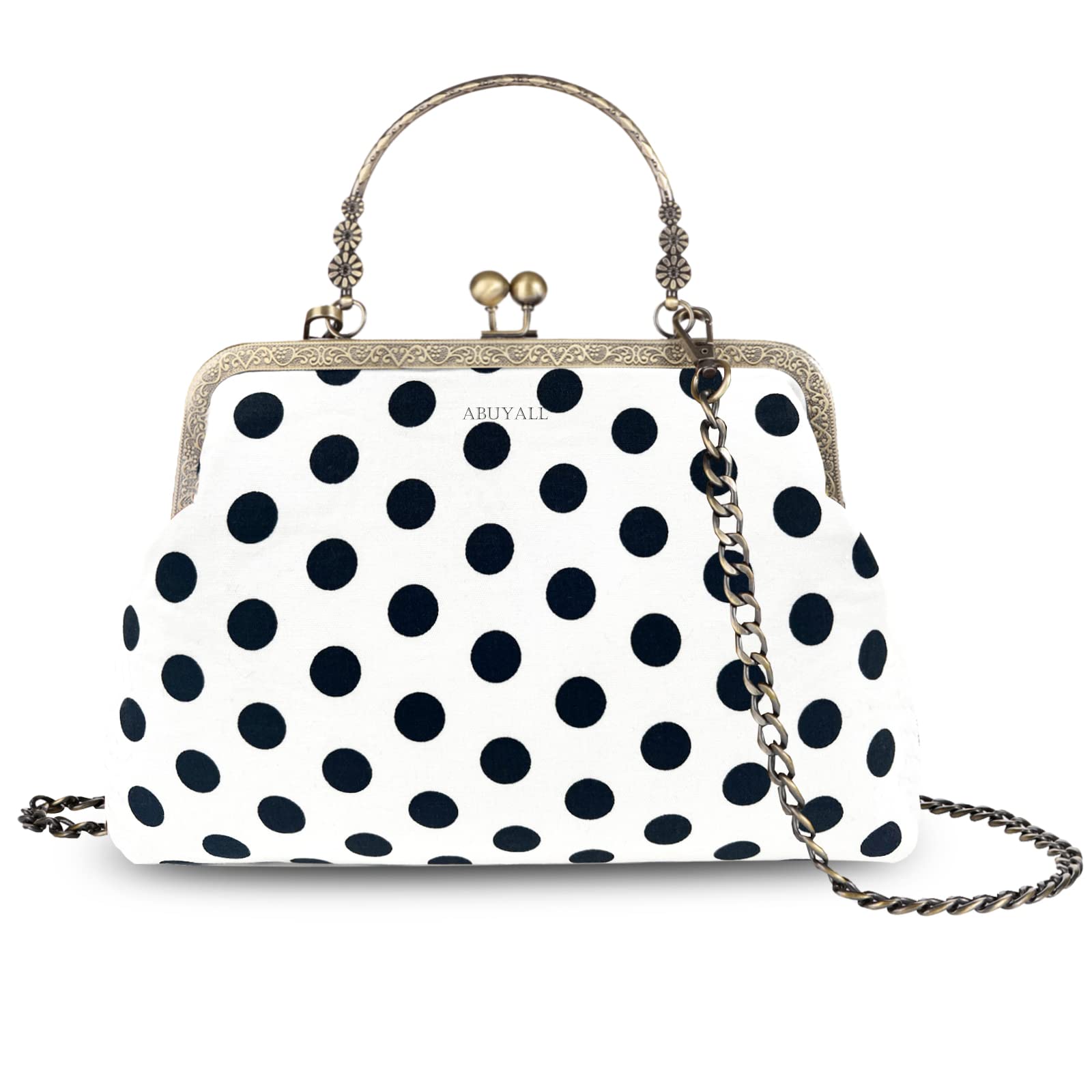 Abuyall Crossbody Tote Bag Floral Satchel Purse Handbag for Women