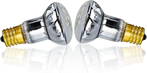 Miniatura 3 de Paquete de 4 bombillas de lava de 25 W, 120 V R39 E17 25 W 4 piezas de repuesto para lámparas de lava, lámparas con purpurina, incandescentes,