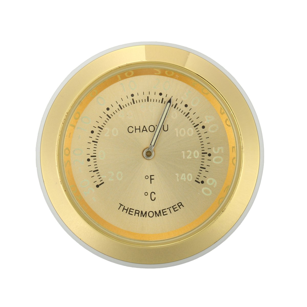 Thermomètre Pour Guidon De Moto - Montage Facile, Étanche, Acier Inoxydable Chromé - Pour Guidon 22-25mm