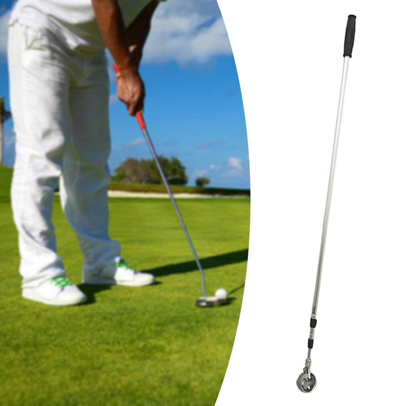 Herramienta telescópica para recuperar Pelotas de Golf en Agua, Otras áreas o cercas. Recuperador de Pelotas Golf para Agua con Ajuste telescópico, Plata, 285 cm 3 Secciones