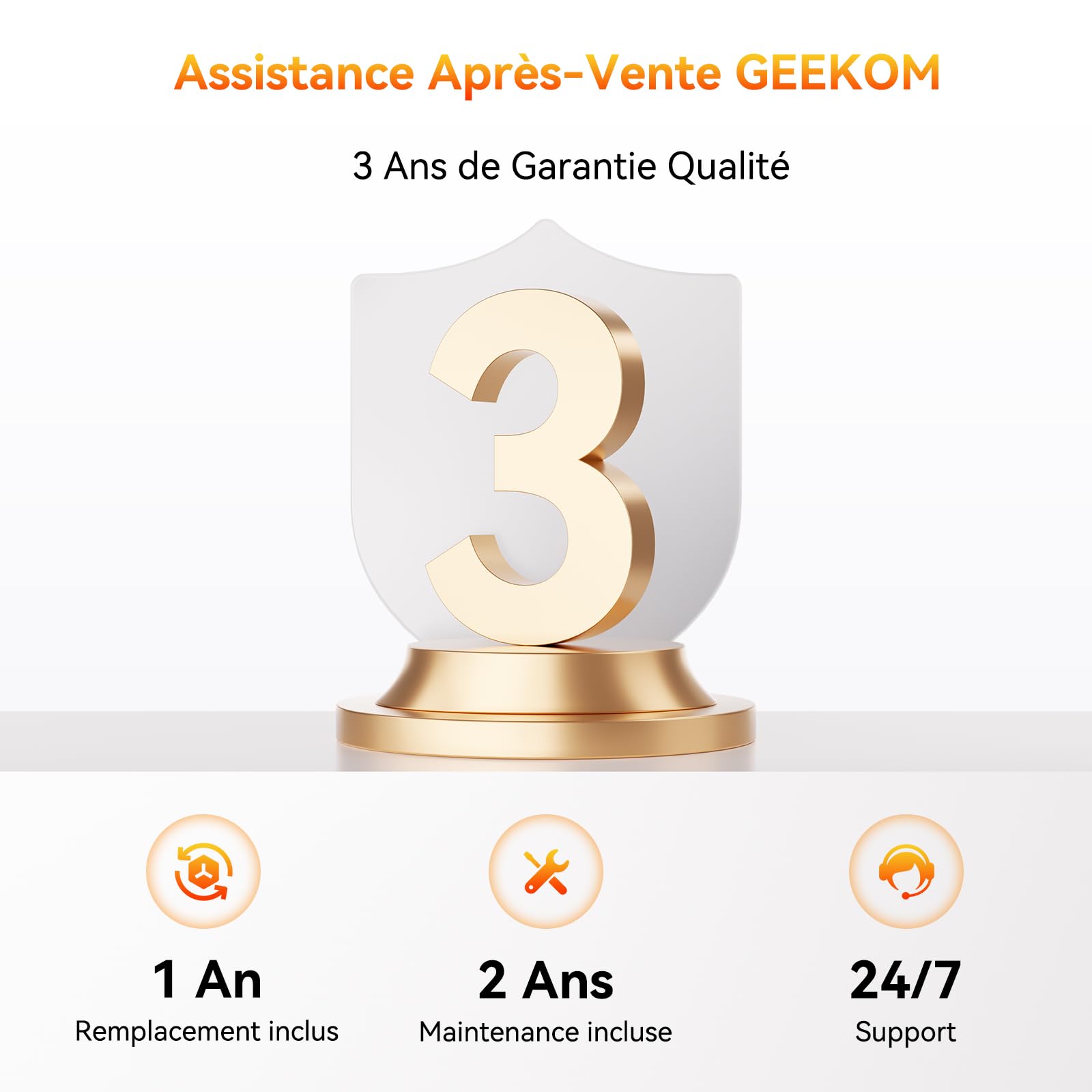 GEEKOM A6 Business Mini PC avec AMD Ryzen 7 6800H, 16Go DDR5 RAM, 1TB SSD | (Extensible), AMD Radeon 680M, USB4,2.5G LAN, Lecteur SD, Silencieux Mini Ordinateur Métallique Boîtier en Aluminium