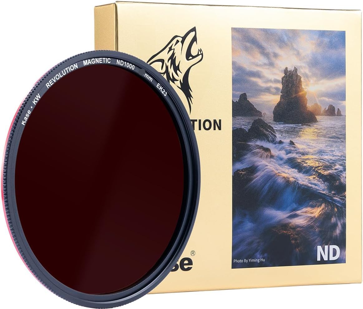 Kase KW Revolution Plus Magnetic Shockproof ND64 6 Stop Neutral Density Filter Low Reflection Optical Glass (86mm)