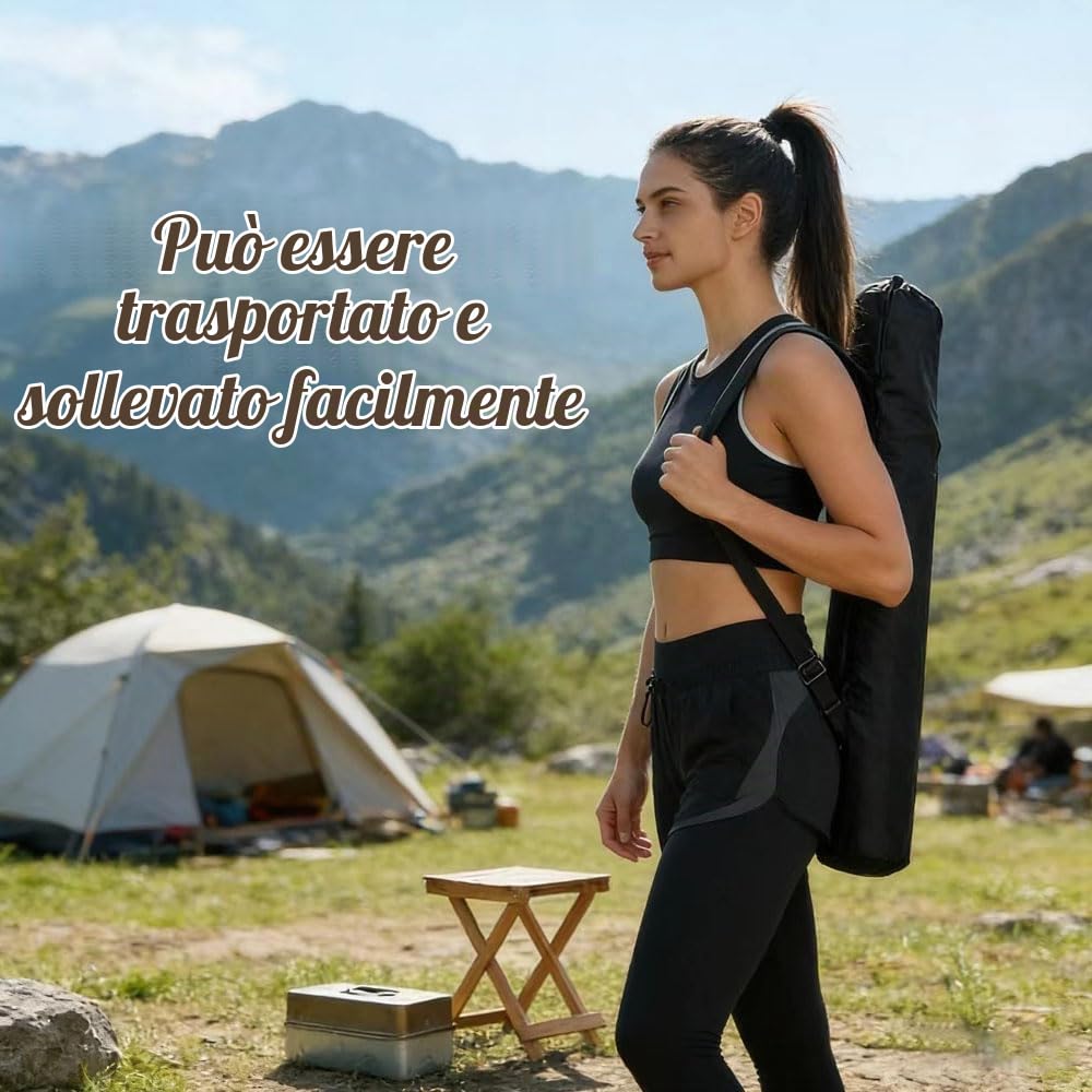 Ombrellone da spiaggia, Ø 160 cm, con orlo, girevole a 360°, ombrellone da viaggio, con borsa per il trasporto, ombrellone da giardino, protezione solare UV 50, parasol per balcone, giardino