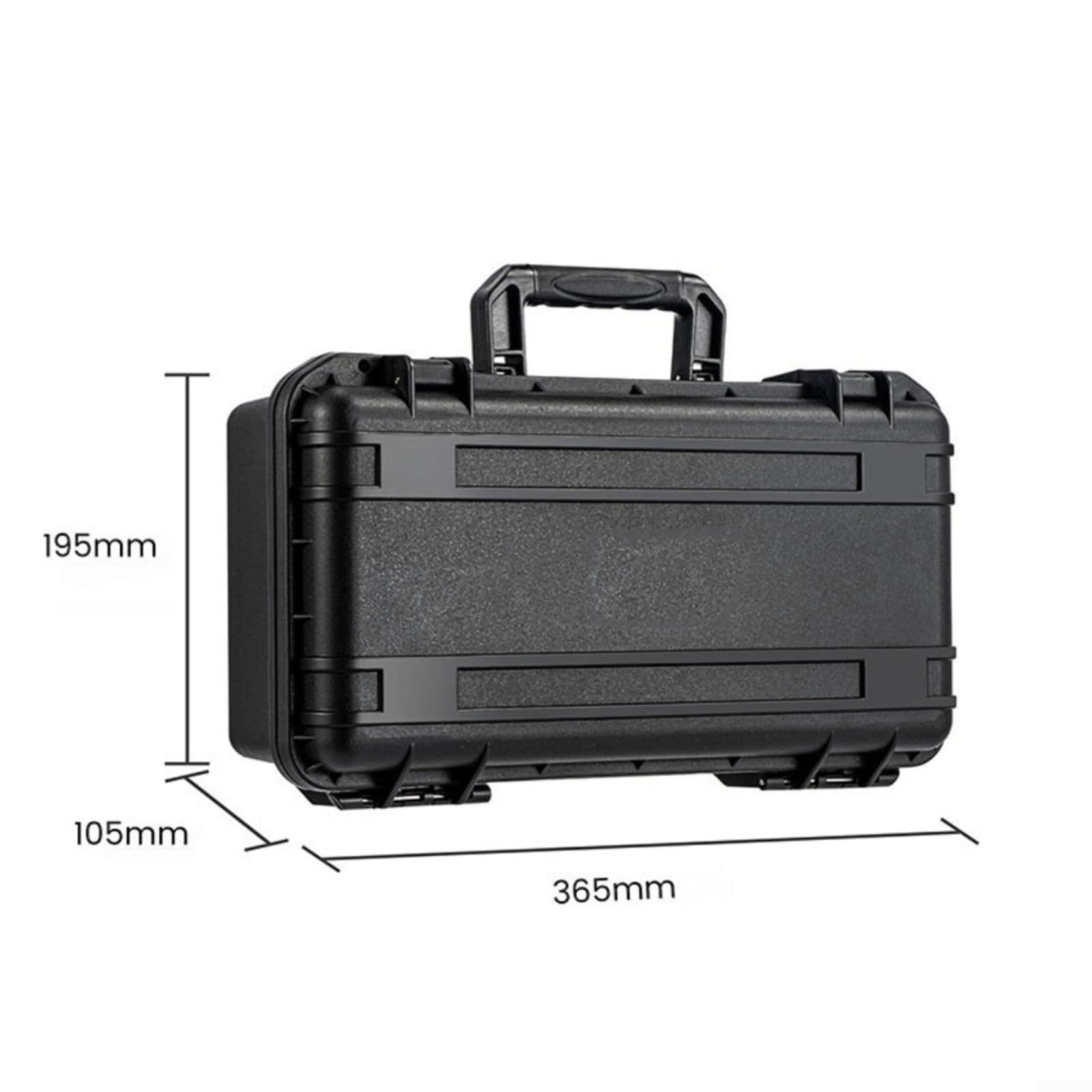 Caja de almacenamiento protectora portátil para ROG X, funda rígida compacta de polipropileno con amplio espacio para consola y accesorios, color negro