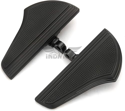 Miniatura 7 de Para Harley Defiance controlador negro Floorboards kits touring street electra glide fltr estribos flhx freno pedal cubre 1980-2018