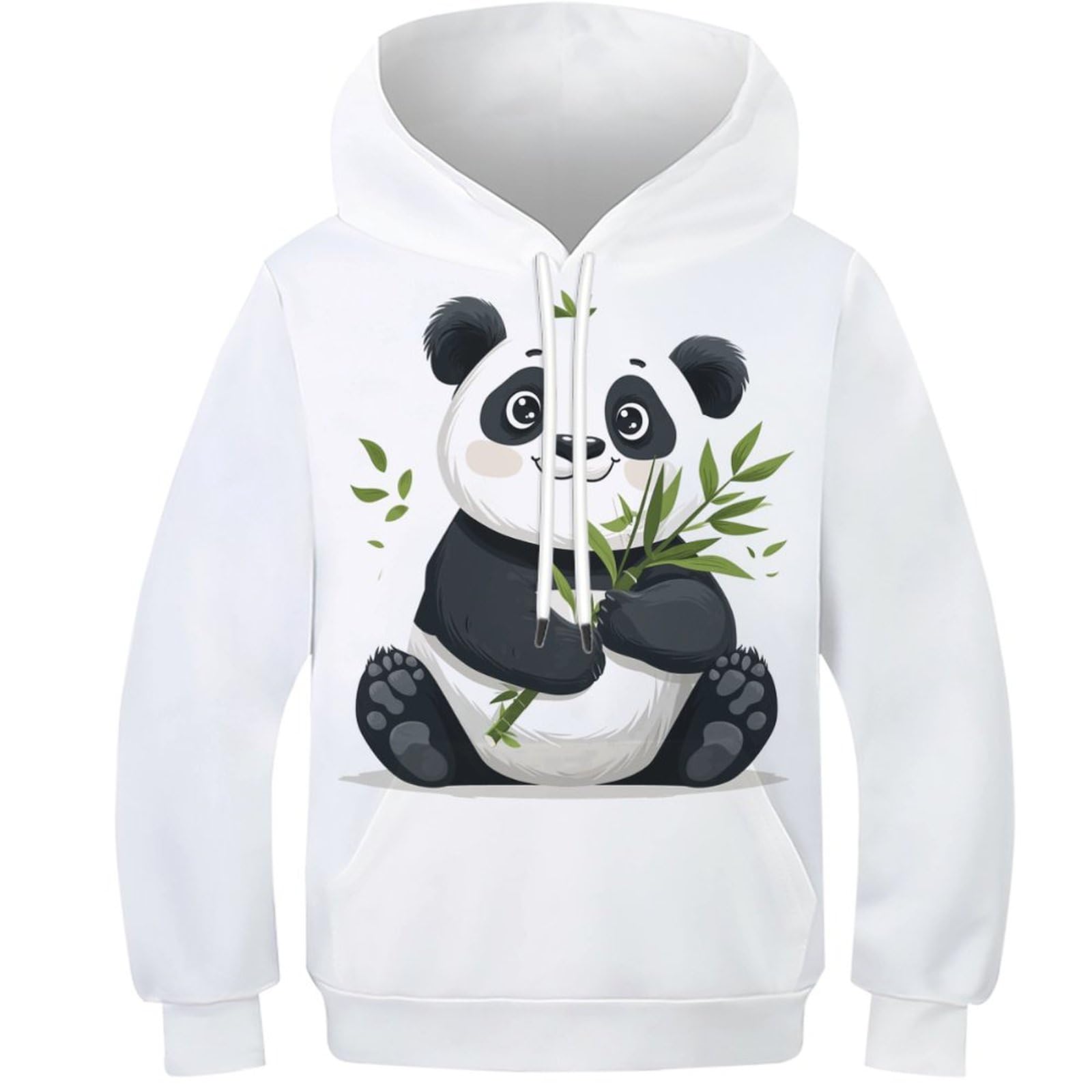 Pull panda chaud à manches longues pour ne plus avoir froid au collège - 8
