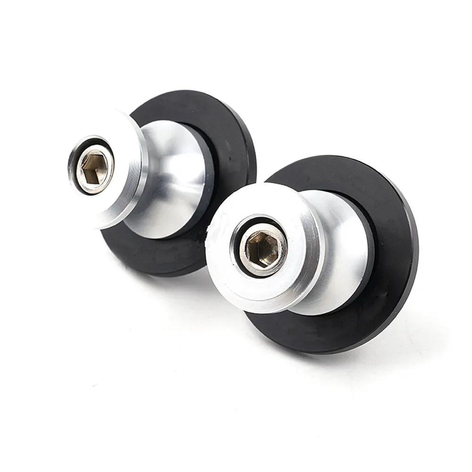 For Triumph For Trident 660 For Trident660 2021-2023 For DAYTONA 660 2024 Motorcycle 8mm Swingarm Spools Slider Rear Stand Screws Swing Arm Spool(Silver)