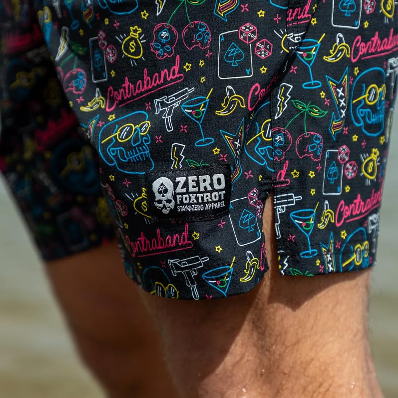 Zero Foxtrot Mens Swimwear, Swim Trunks and Board Shorts, Fast Drying, UPF 50+ | 5 and 7 Inch Inseam, SM – XXL4