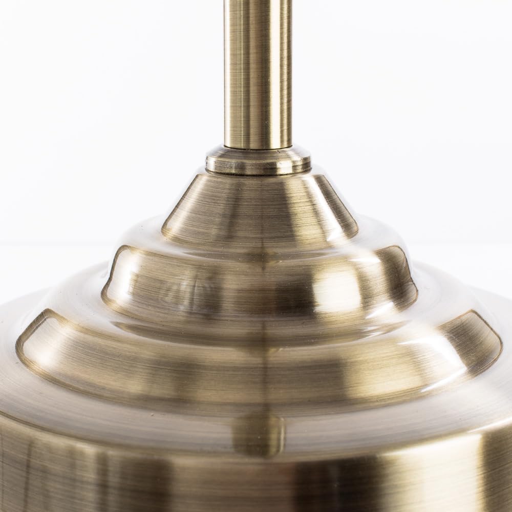 Arte Lamp Braccio Lampada da Scrivania in Metallo Bronzo Lampada da Comodino per Ufficio Studio Home Office Lettura Studio con Design Accogliente per Studio e Lettura
