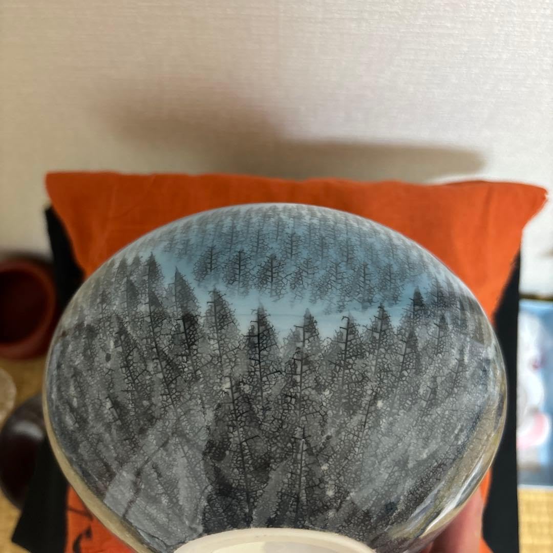 Amazon.co.jp: 藤井朱明 飾り壺 花器 日展人気作家 朝日花瓶 有田焼