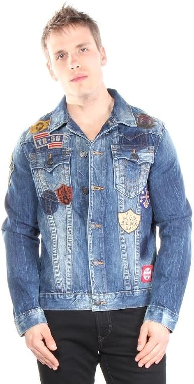 Amazon.com: True Religion Hombre Jimmy Slim-fit Western chamarra con  parches, XXXL : Ropa, Zapatos y Joyería
