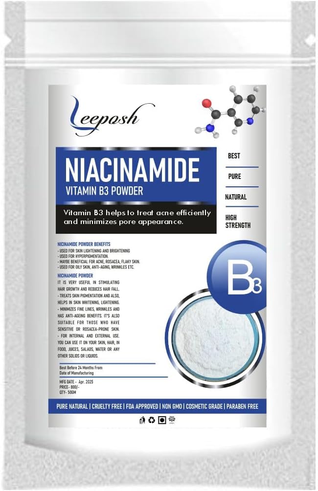 Niacinamide powder Vitamin B3 Powder for Making skin Brightening Serum, Cream For 20 gm