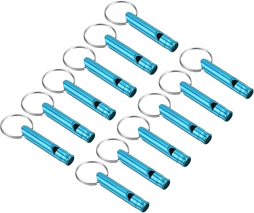 Miniatura 26 de PATIKIL Silbatos de emergencia, silbato de seguridad con llavero de sonido fuerte, silbato de supervivencia al aire libre para acampar y cazar