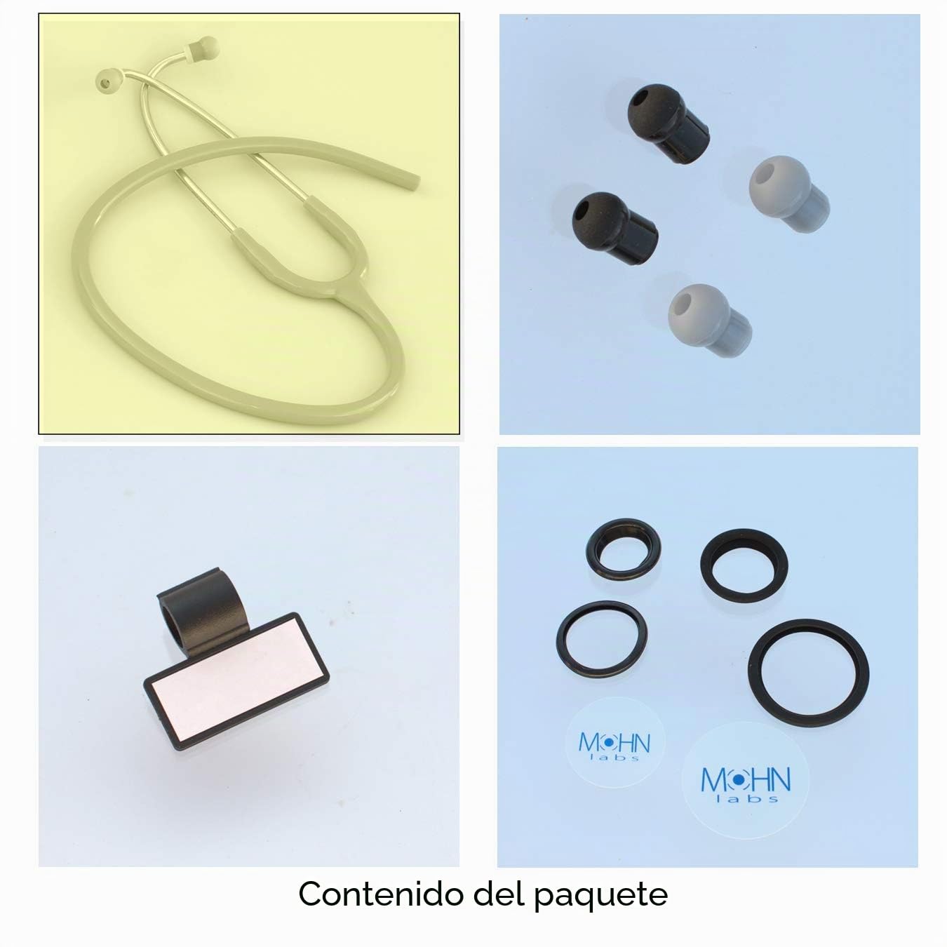 Tubo de repuesto compatible con estetoscopios estándar Littmann (r) Classic II SE (r), tubo azul cielo de 5 mm