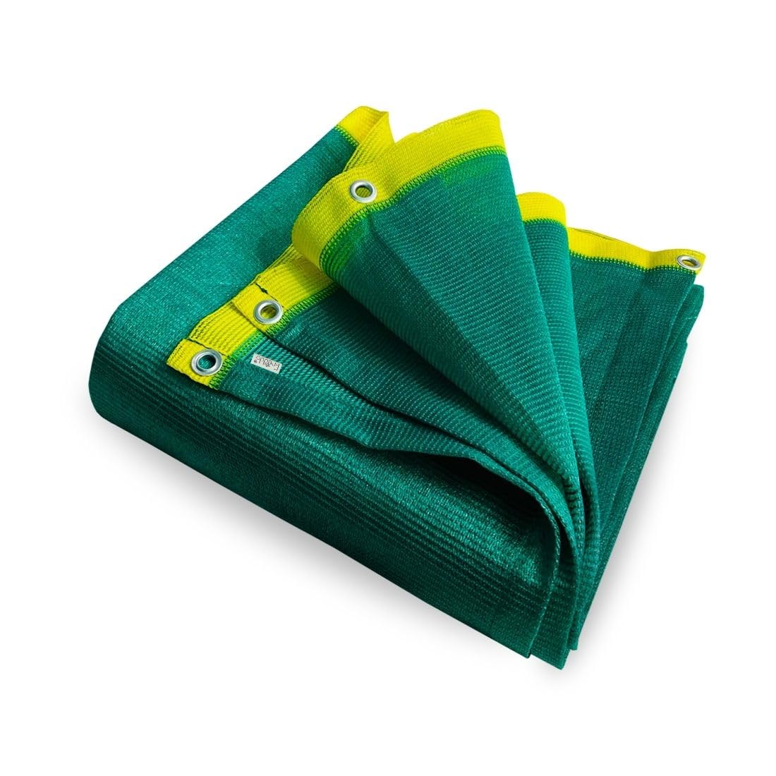 FREDDO-HDPE Fabric Solid Garden Shade Net Provide 90% Sun & UV Protection-Ideal for Garden/Farming/Agriculture/Fancing (10x15 Feet, Green) Pack of 1 Pc