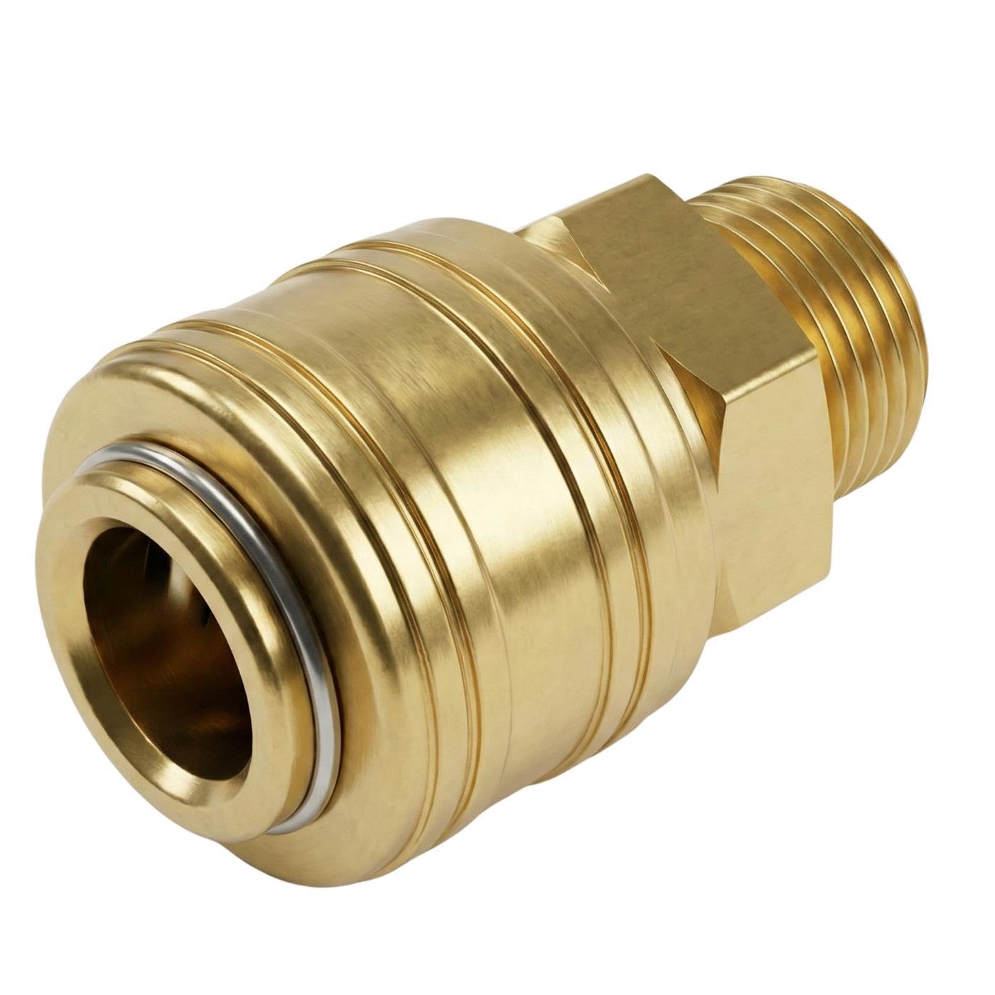 Prise d'accouplement 3/8 Lumonic en laiton massif pour circuit d'air haute performance