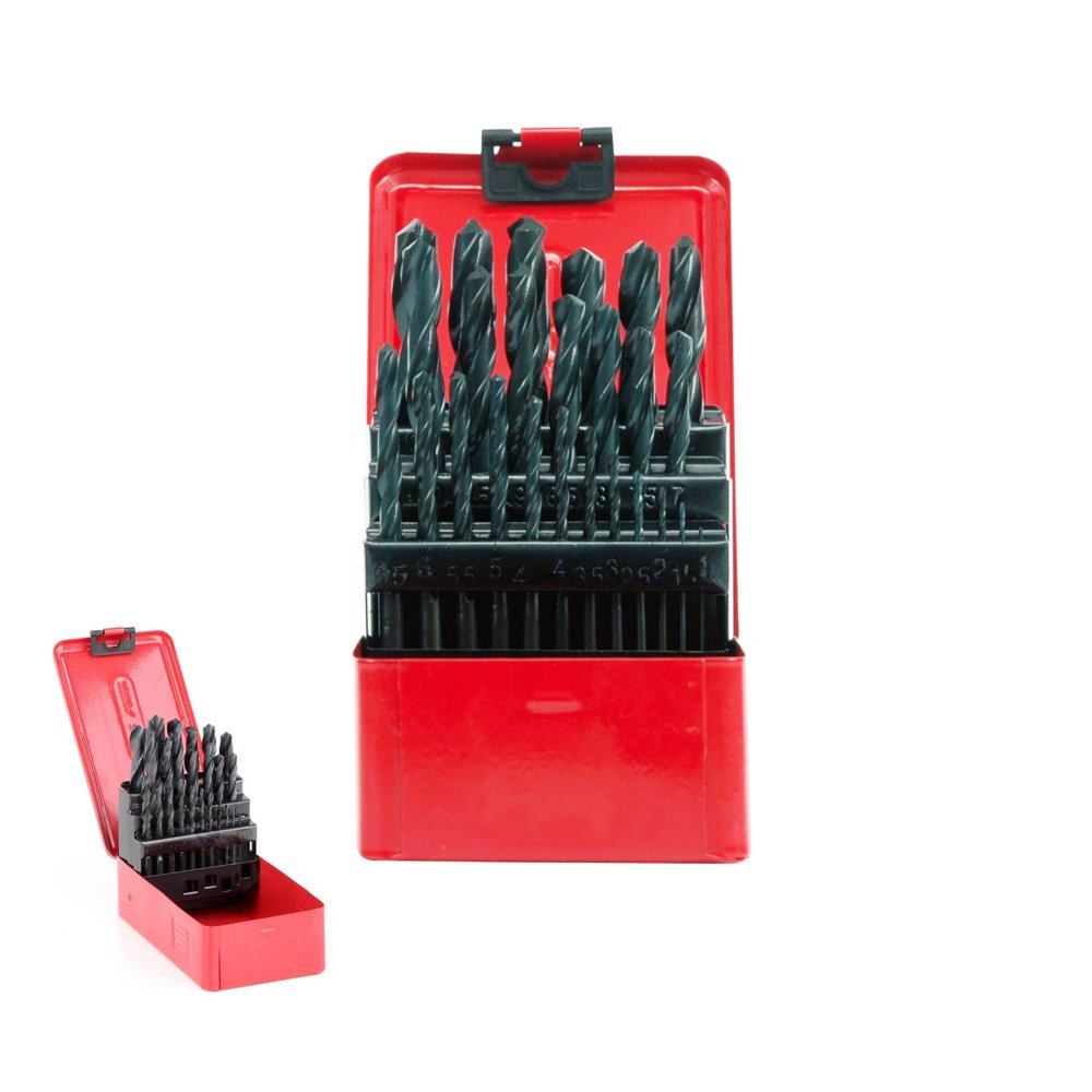 Giro-ensemble de forage 25 pièces STHOR 22250 de 1,0 à 13,0 mm pour l'atelier