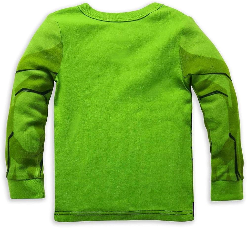 Vista 3 de Marvel Disfraz de Hulk PJ PALS para niños Multicolor
