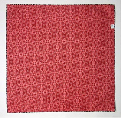 Image of Furoshiki- Wrapping Cloth /Reversible [Cotton] (Sakura x Flax Ornament: Blue /Red) by Yu-soku