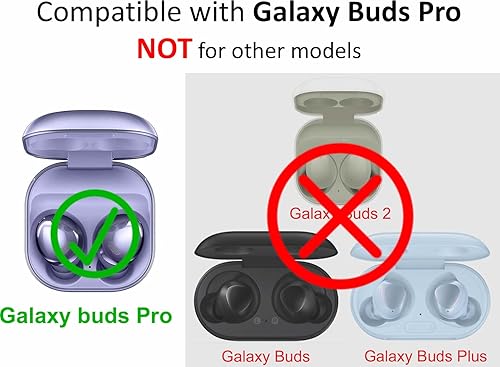 Miniatura 2 de A-Focus 12 pares de almohadillas para Galaxy Buds Pro, repuesto LMS 3 tamaños de silicona para auriculares compatibles con Samsung Galaxy Buds Pro