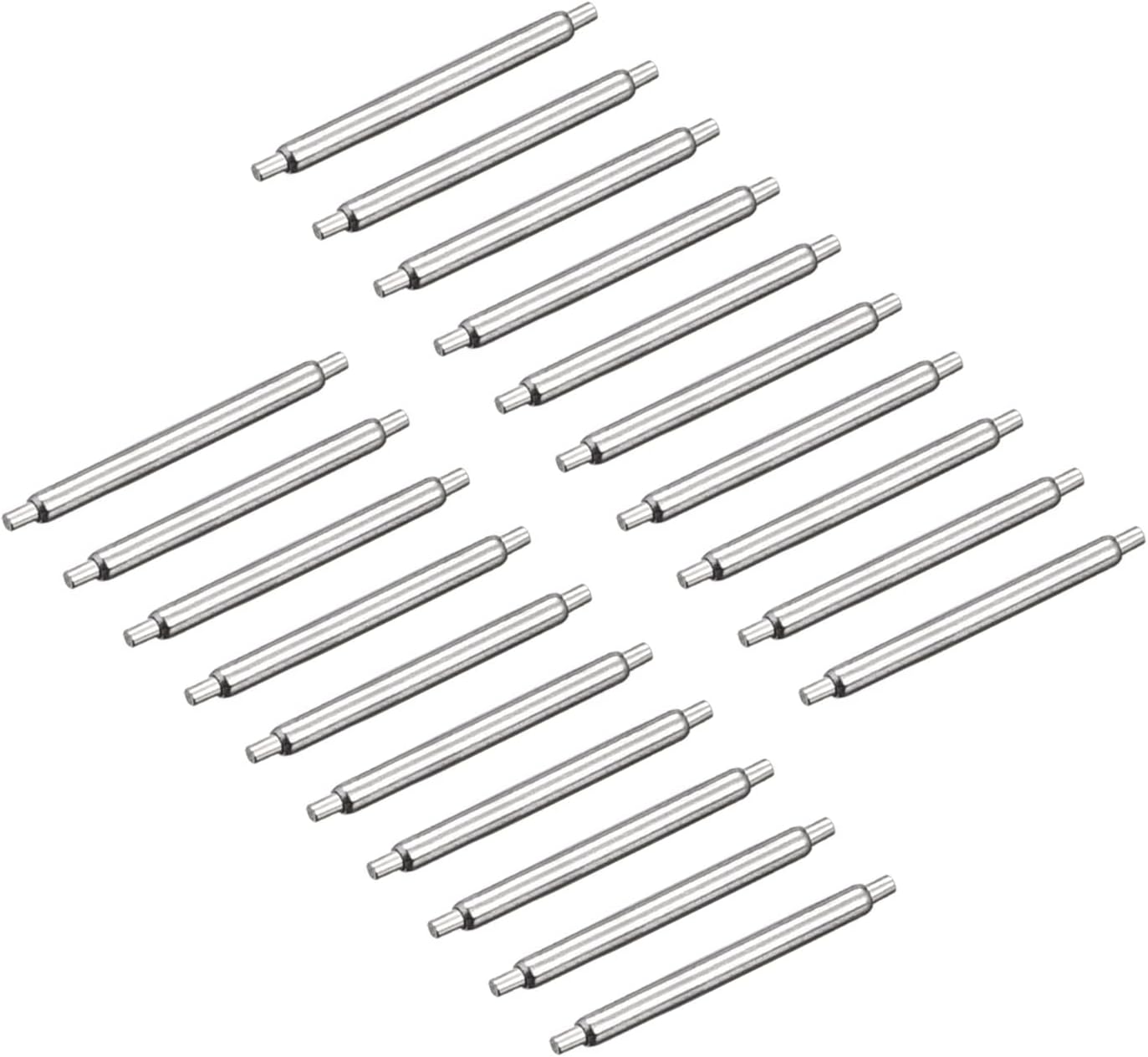uxcell 20pcs Watch Band Pin 12mm Stainless Steel Spring Bar