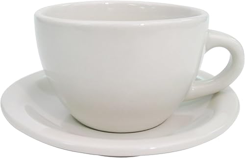 Miniatura 4 de CAC China CTC-45-P Taza de té de porcelana estilo chino de 4.5 onzas, 2-78 x 2-38 pulgadas, súper blanco, caja de 36