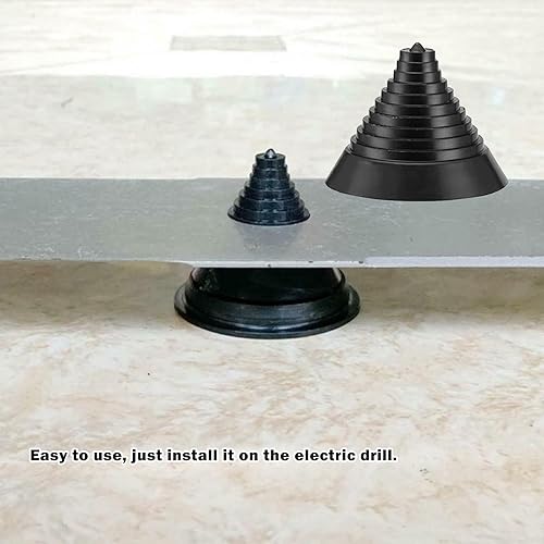 Miniatura 5 de Afilador de cuchillas para cortacésped, herramienta de equilibrador de cuchillas rotativas multiafiladas de desgaste universal, equilibrador de