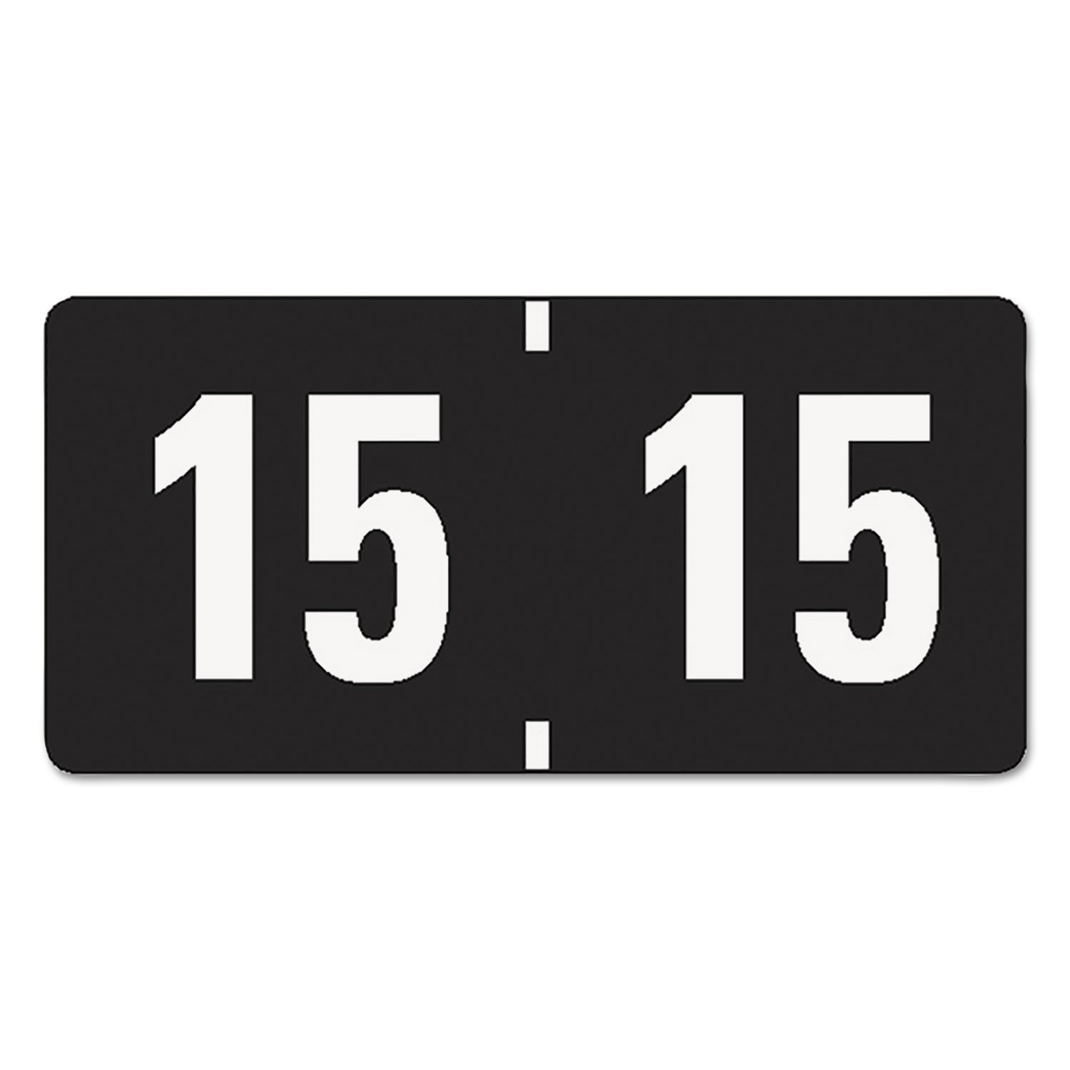 Smead ETYJ Color-Coded Year Labels, 2015, Black, 500 Labels per Roll (68315)-image-24