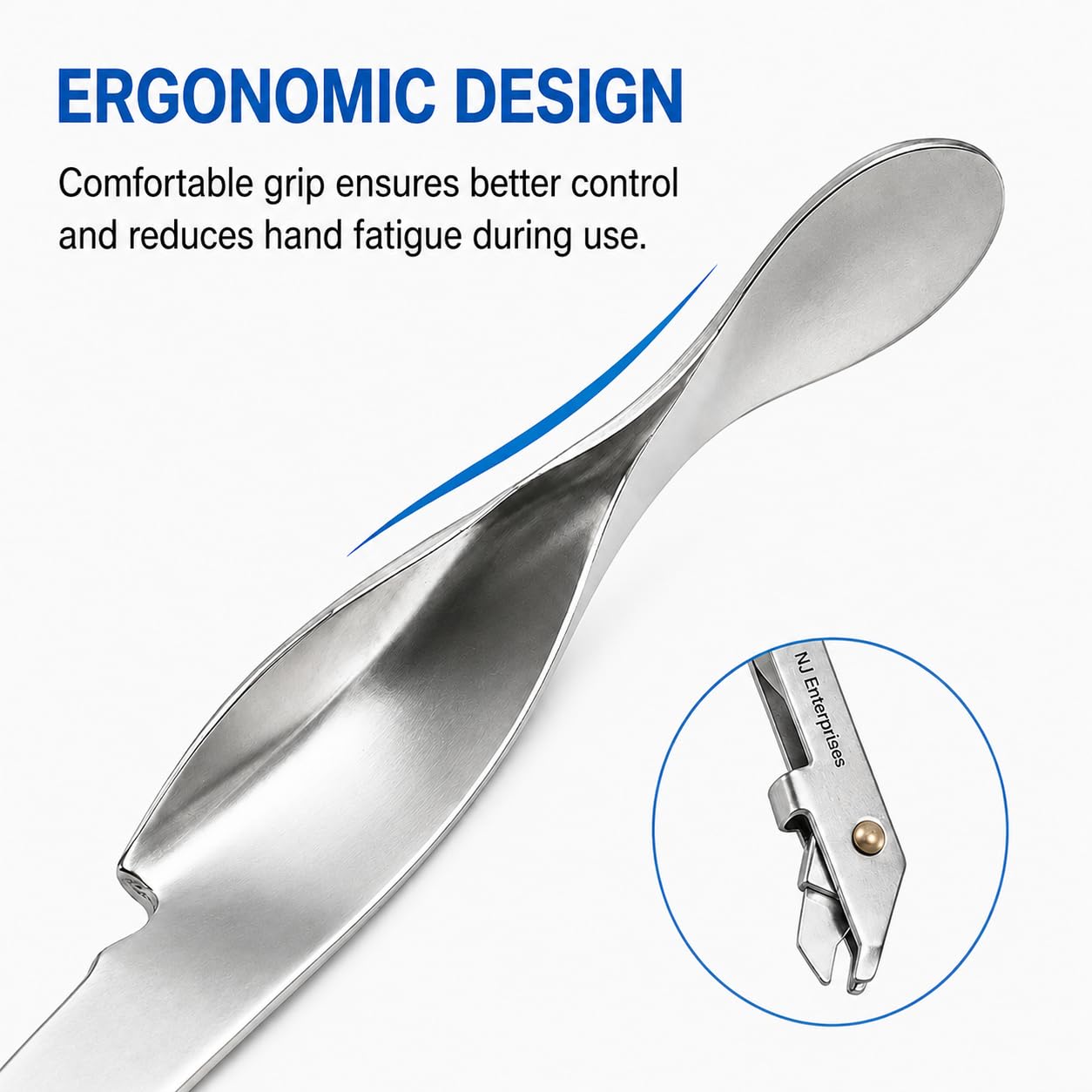 Levapunti chirurgico per pelle – 10 cm in acciaio inossidabile Estrattore di punti chirurgici – Strumento per la cura delle ferite riutilizzabile e resistente – Strumento professionale