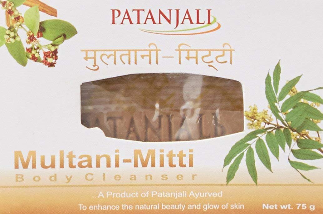Patanjali Multani Mitti Body Cleanser, 75g by AyurvedaWorld