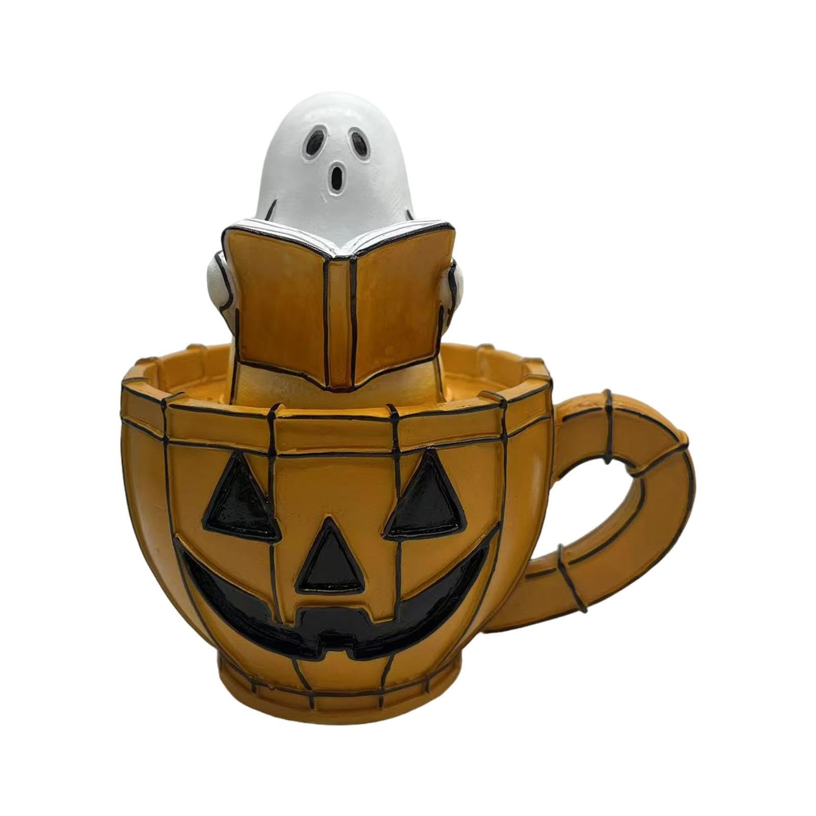 Lampe citrouille Halloween pour décoration de manteau de cheminée