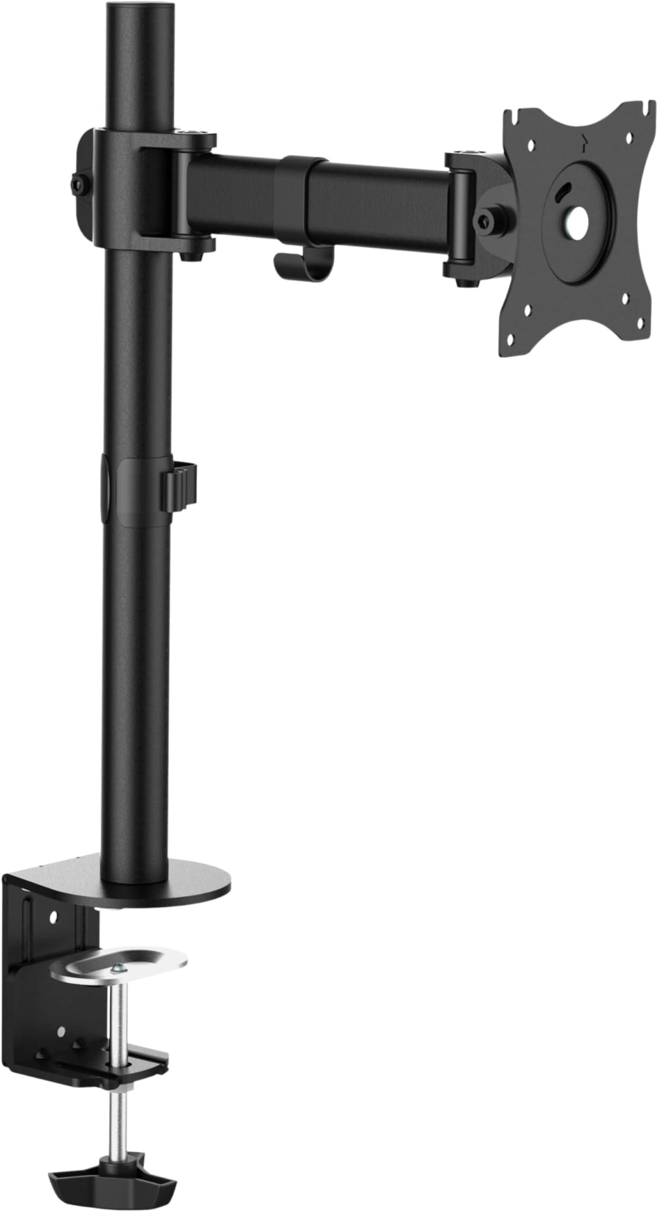 RICOO Single Monitor Stand Tilt TS5611 Swivel 12-30 Inch Universal VESA 75x75 100x100 Mount also Curved Screens Computer Monitor Bracket