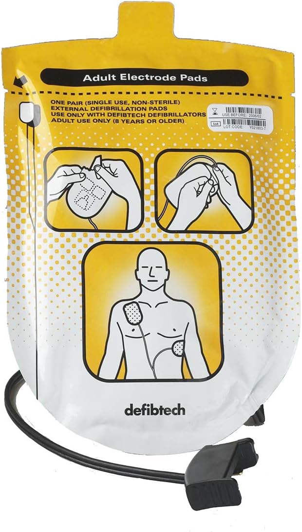H50006 Powerheart G3 defibrillation pads, Adult