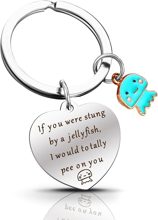 Grevosea Friendship Keyrings Gifts Funny Friendship Keychain Stainless ...
