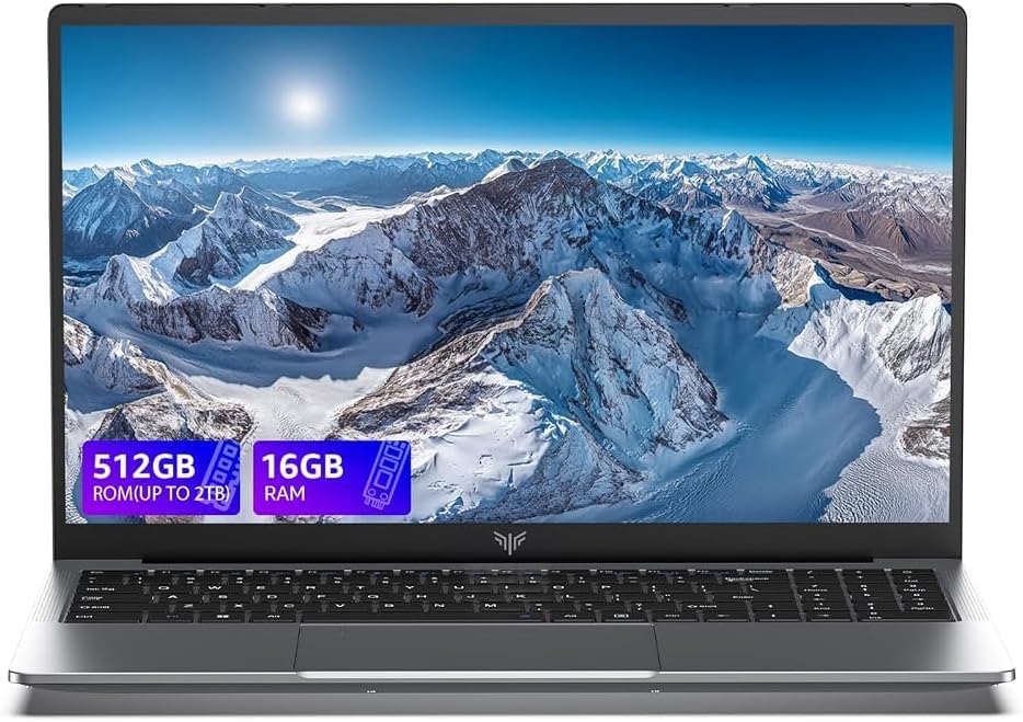 ACEMAGIC PC Portatile 15,6" FHD,AMD Ryzen Embedded R2544,Jusqu'à 3.7Ghz,RAM 16 Go, SSD 512 Go, AMD Radeon Graphics,Apprendre Laptops