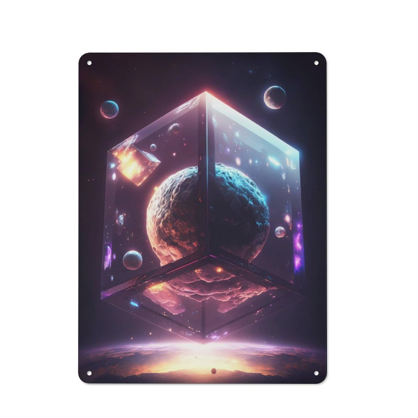 Junmoney Star Seed Retro-Style Tin Sign 40X30cm For Man Cave Or Games Room, A Metal Wall Feature For Games Rooms And Man Caves