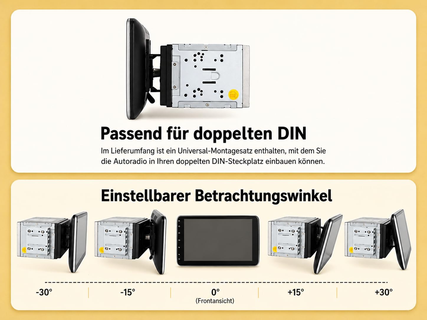 M.I.C. U10-S Android 14 Autoradio - Universal für VW/Toyota/Kia/Nissan