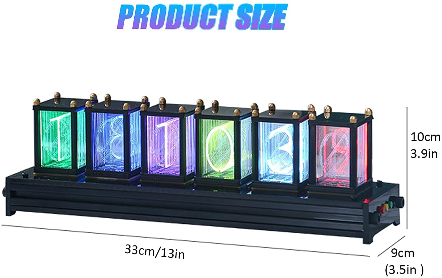 Amazon.co.jp: RGB Led Nixie Tube Clock, 16 Million Colors, 5
